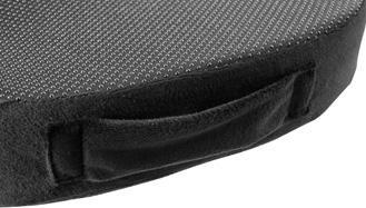 Produktbild Powerone Orthopädisches Kissen, druckfeste Kunststoffspitze, ergonomisch, schwarz, Memory-Schaum