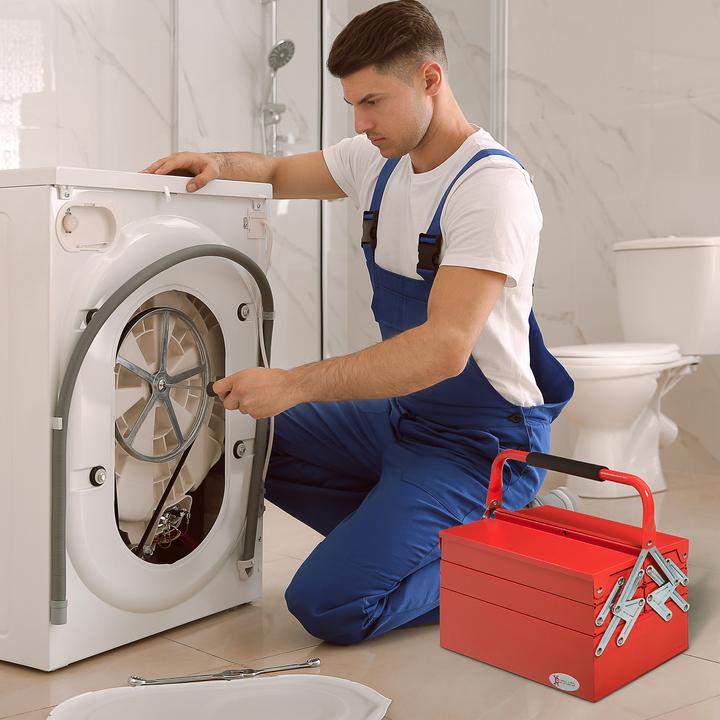 Actual product image Durhand Toolbox 5 compartment design