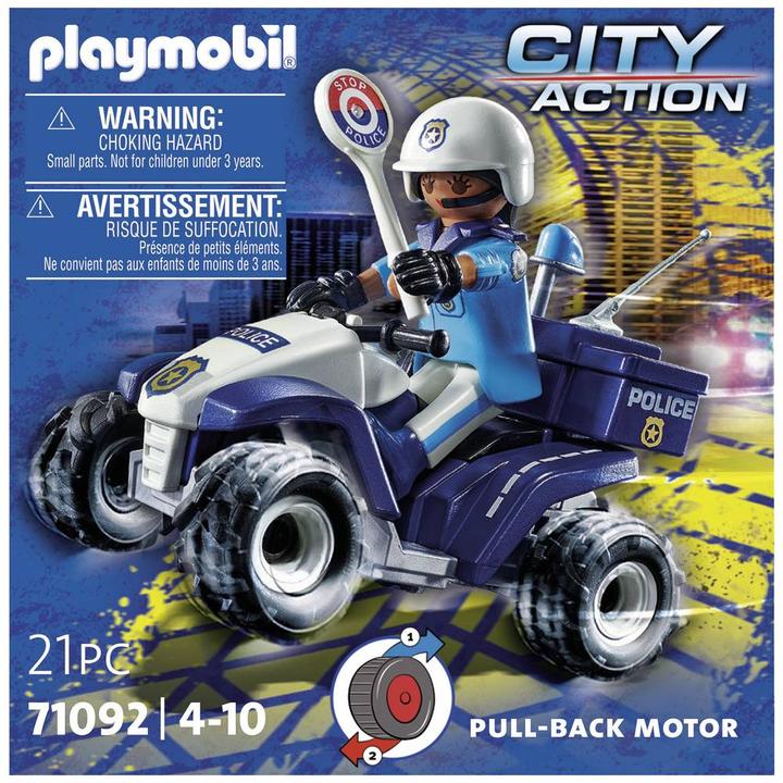 Image du produit Playmobil Police Speed Quad (71092, Playmobil City Action)