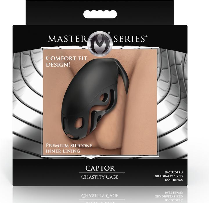 Produktbild XR Brands Captor - Chastity Cage - Black