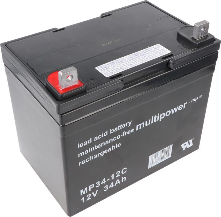 Produktbild Multipower Akku MP34-12C (12 V, 34 Ah)