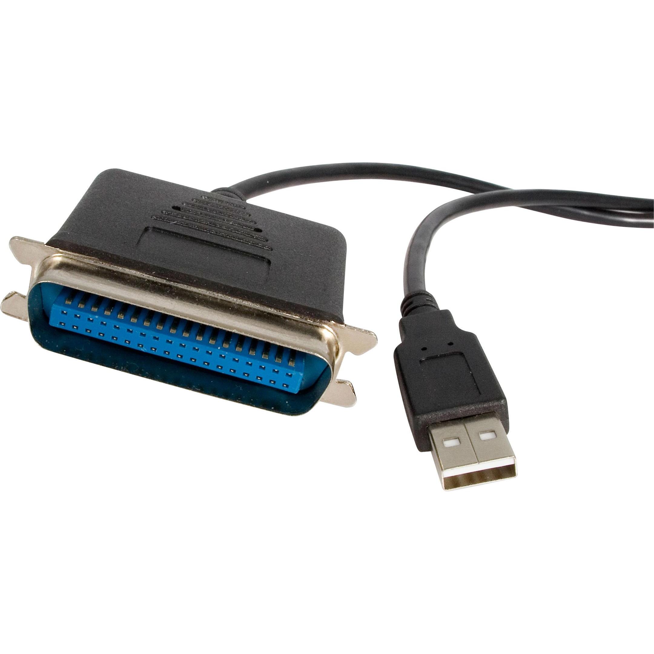 StarTech USB To Parallel Printer Cable (3 m, Parallel (Drucker)), Schnittstellenkabel