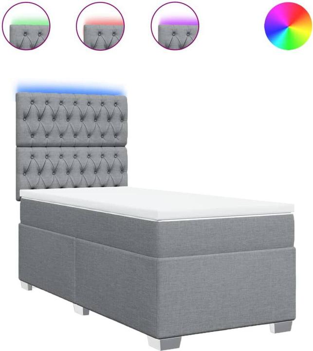 Actual product image vidaXL Boxspringbett (90 x 200 cm)