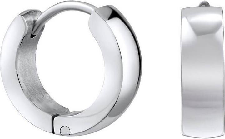 Immagine prodotto Silvego Orecchini tondi in acciaio senza tempo KMM95103