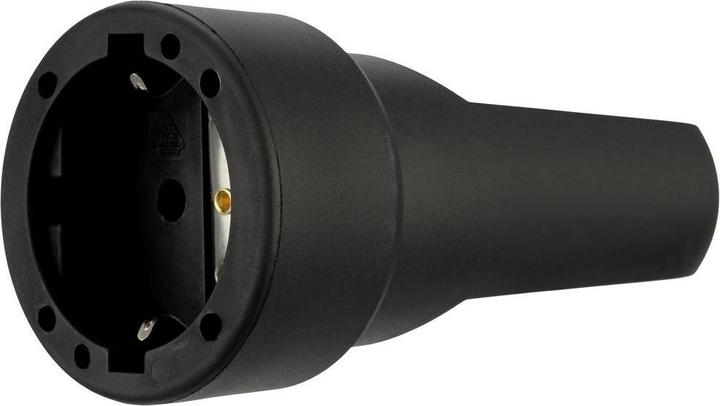 Actual product image REV 0512150555 Protective contact coupling rubber 250 V Black IP20