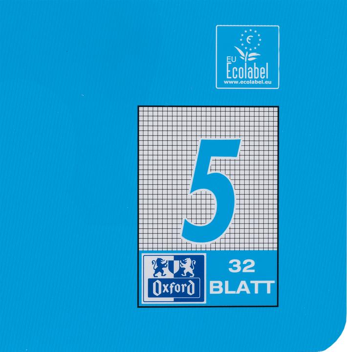 Actual product image Oxford Exercise book, A5, ruling 5 (A5, Checked, Hardcover)