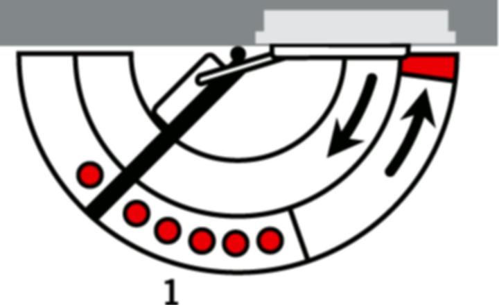Productafbeelding Dormakaba Schuifrail met hendel G-N Contur Ontwerp (Balkondeur, Houten deur, Kamerdeur, Toegangsdeur, Interieur)