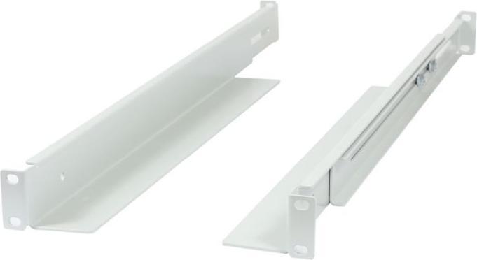 Produktbild Allnet 19"Schrank, zbh. L-Schiene, variabel, L=502-849mm, Lichtgrau, 1 Paar(2Stück)