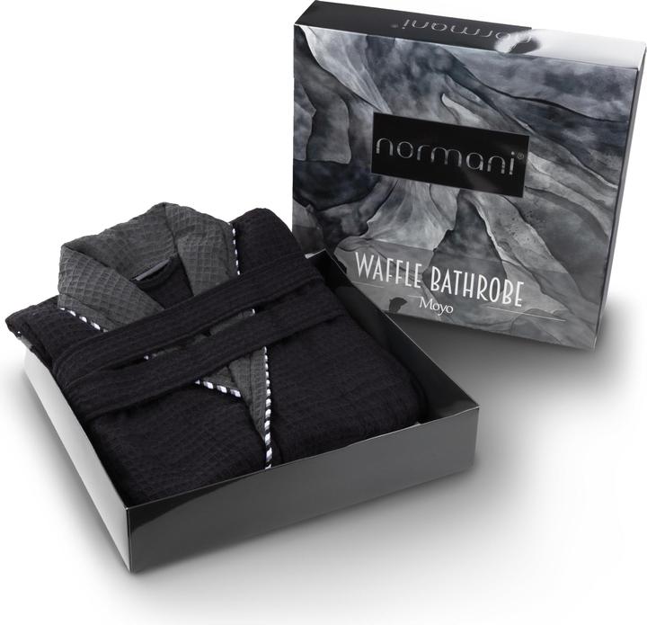 Produktbild Normani Herren Bademantel Waffelpique Moyo (3XL)