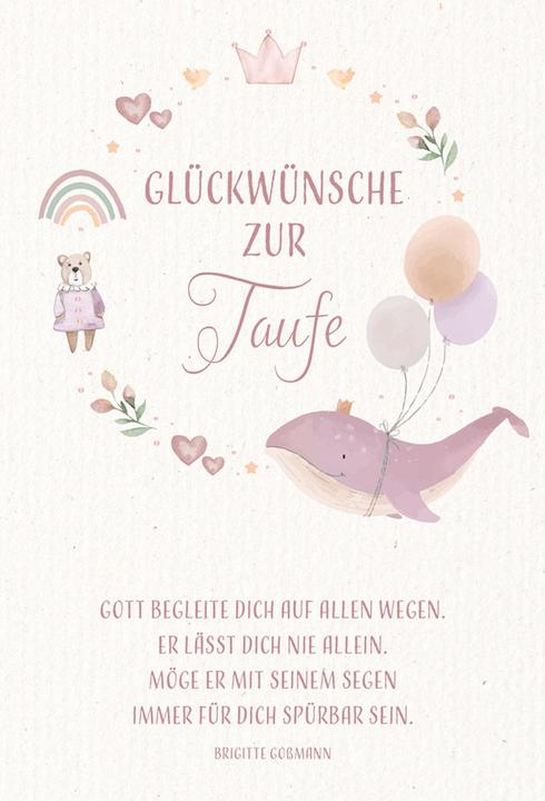 Image du produit Glückwünsche zur Taufe (1 pcs)