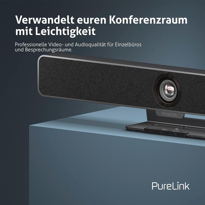 Actual product image Purelink Vuelogic - Huddle Space Videobar - VB200 - All-in-one 4K Camera, Microphone and Soundbar