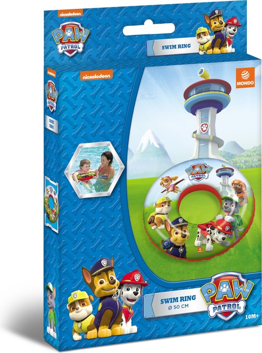 Actual product image Mondo Paw Patrol swim ring
