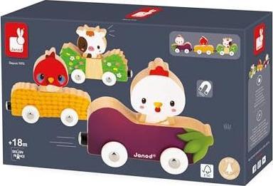 Actual product image Janod Magnetic farm animals