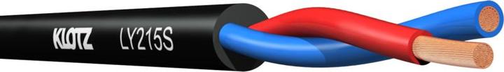 Actual product image Klotz LY215S twinaxial speaker cable 2x 1.5mm 100m (op rol) (10 m)