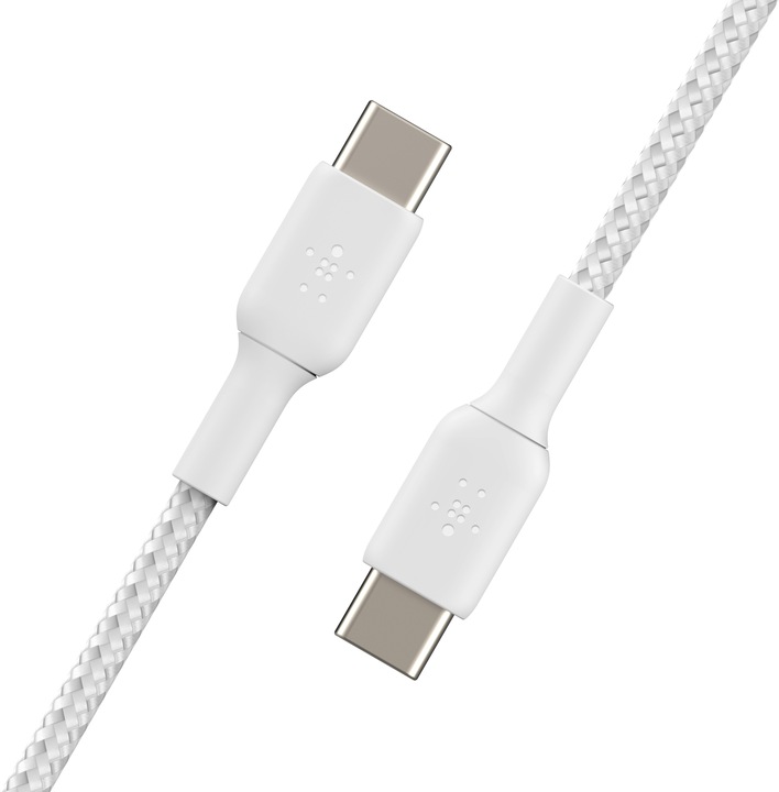 Actual product image Belkin USB-C to USB-C Braided PVC 1m Twin Pack (1 m, USB 2.0)