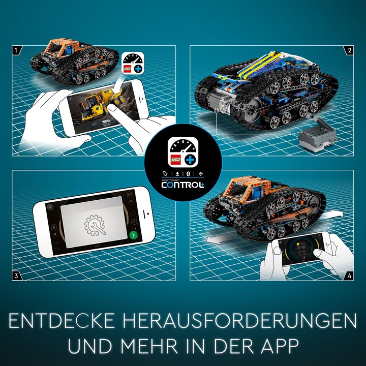 Actual product image LEGO App controlled transformation vehicle (42140, LEGO Technic)