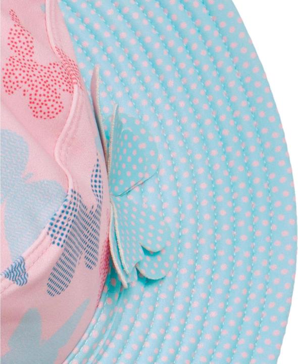 Immagine prodotto Playshoes Cappello da sole Protezione UV Farfalla Rosa/Turchese Misura 55 cm