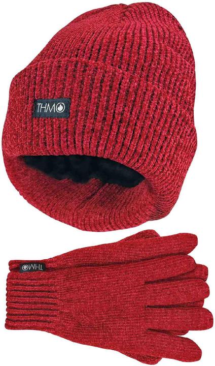 Image du produit Thmo Thinsulate Mütze mit Ffleecefutter Handschuhe Set für Extreme Kälte