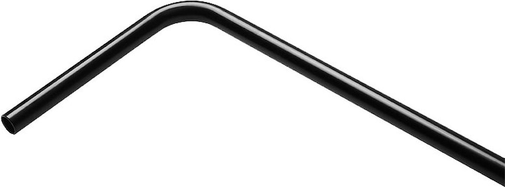Barrow Kupfer Hardtube, 14/12mm, 90 Grad - 630mm, Schwarz (0.63 m, Metall)