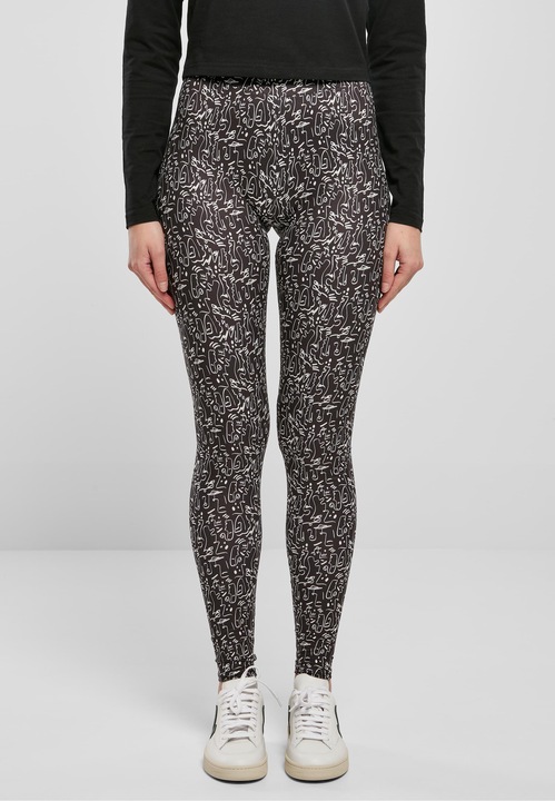 Actual product image Urban Classics Ladies Soft AOP Leggings (XS)