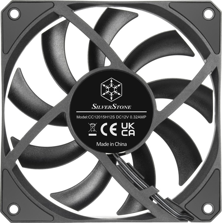 Actual product image Silverstone SST-AS120B, fan (120 mm, 1 x)