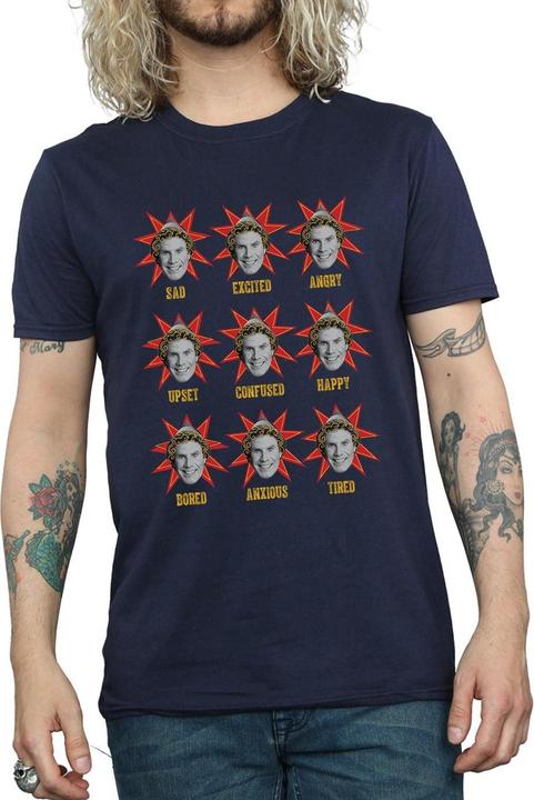 Actual product image Elf Mens Buddy Moods T-Shirt (3XL)