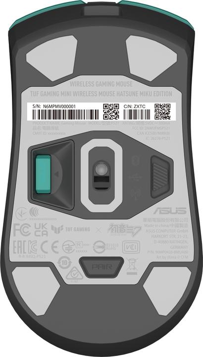 Image du produit ASUS TUF Gaming Mini Hatsune Miku Edition (Filaire, Sans fil)