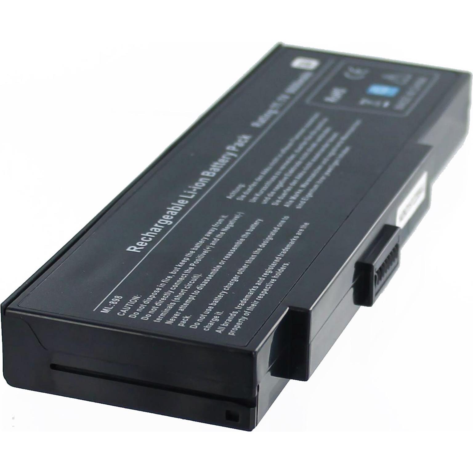 AGI Akku kompatibel mit TCM Cytron BP-8X17P (6600 mAh), Notebook Akku, Schwarz