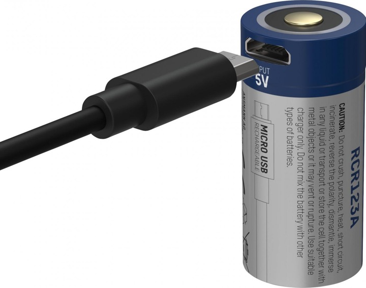 Actual product image Ansmann 16340 Li-Ion battery (1 pcs., 16340, 850 mAh)