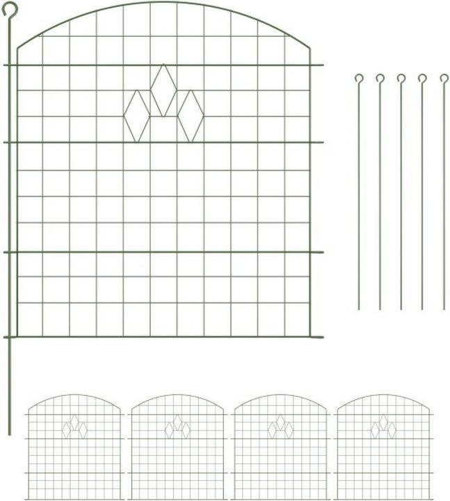 Actual product image Relaxdays 5x pond rail