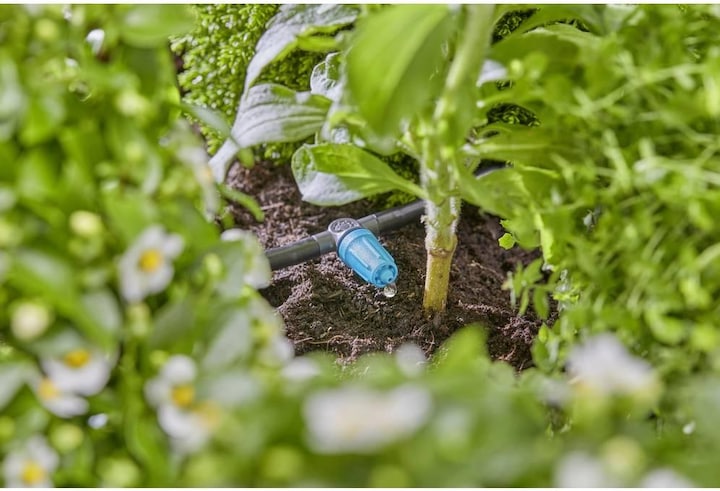 Produktbild Gardena Regulierbarer Reihentropfer (10x) (Tropfbewässerung Tropfer)