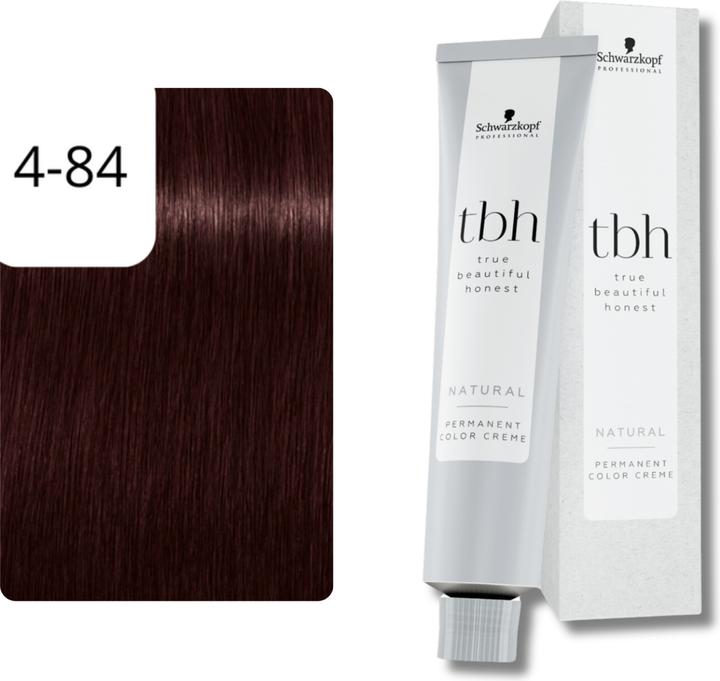 Produktbild Schwarzkopf Professional TBH Warm Haarfarbe (4-84 Mittelbraun Rot Beige)