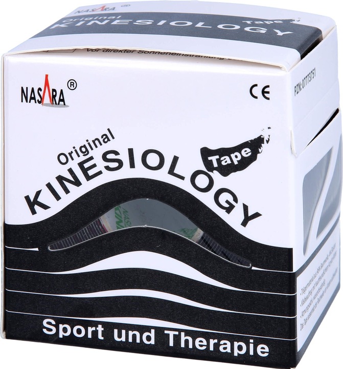 Produktbild Römer Pharma Kinesiologie Tape 5cmx5m schwarz, 1 St (5 m)