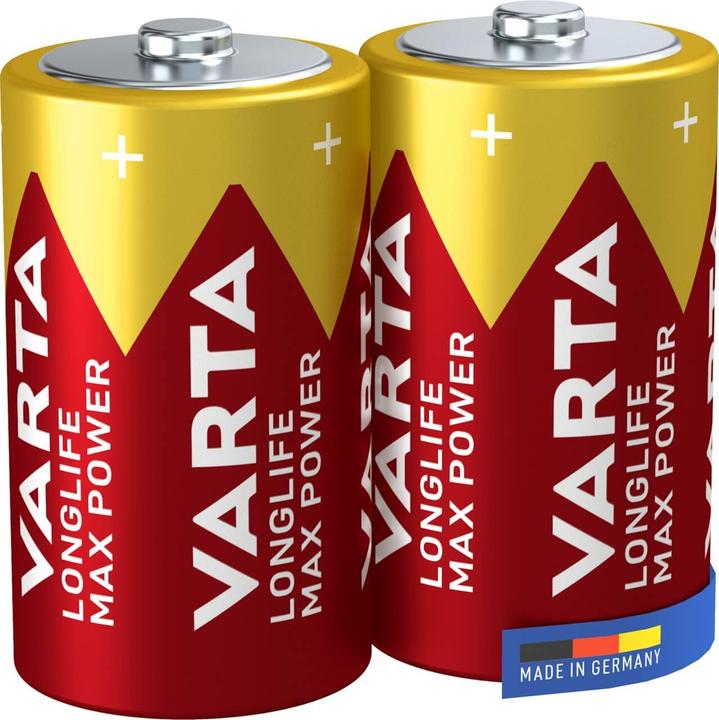 Image du produit Varta Longlife Max Power (2 pcs, D, 17000 mAh)