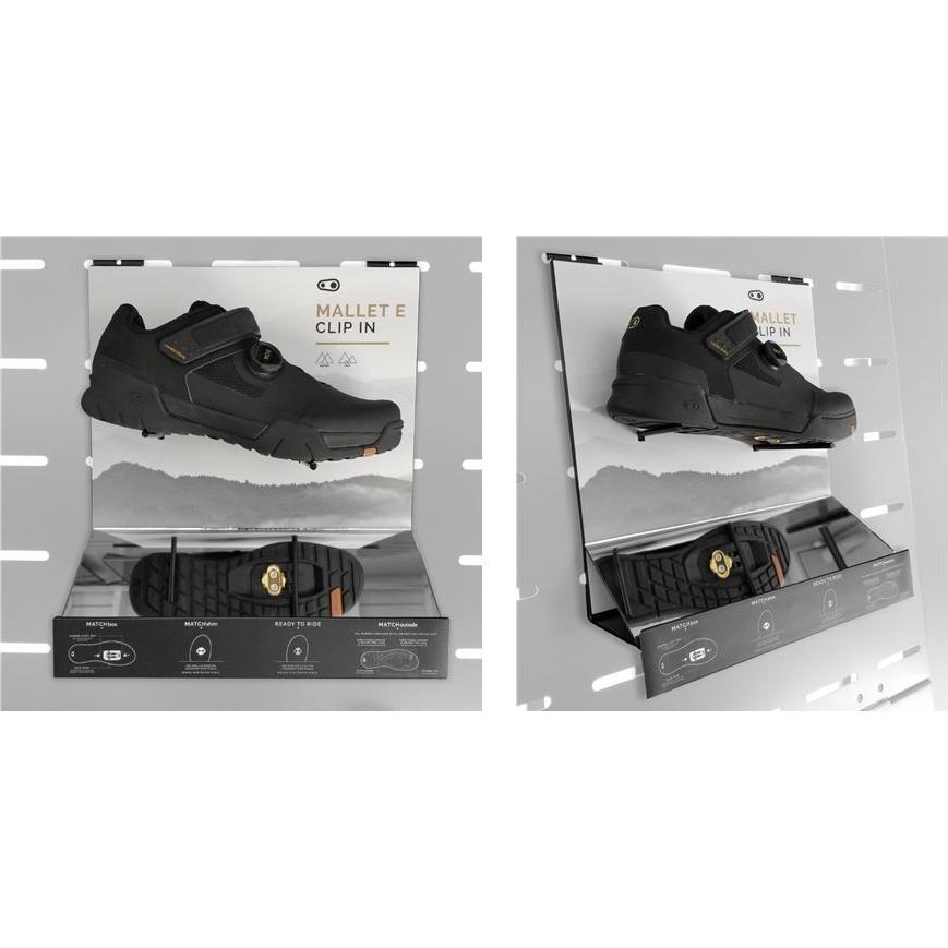 Crankbrothers, Schuhschrank, Slatwall Schuhregal, premium, black/white