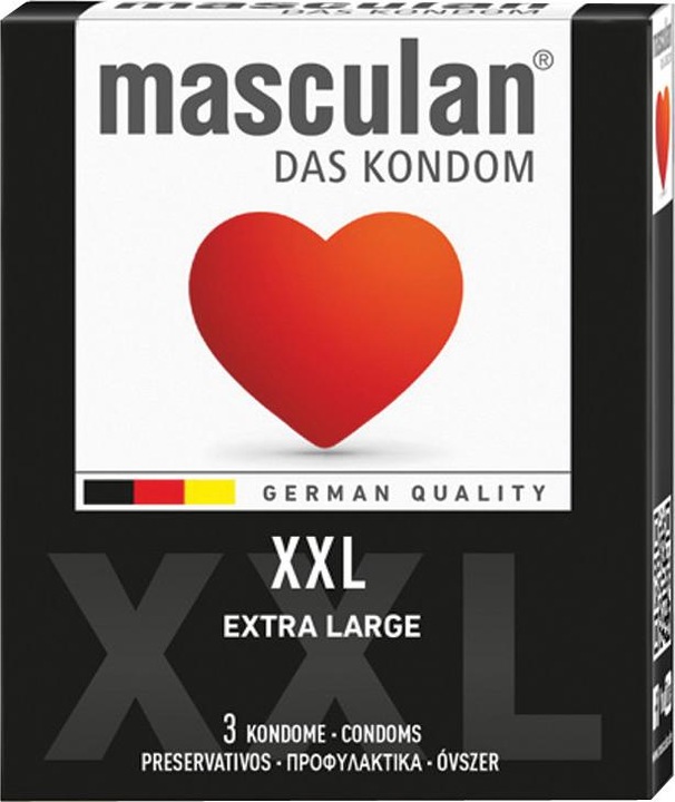 Immagine prodotto Masculan Tipo 5" (XXL) 3 preservativi più grandi per uno spazio sufficiente (3 pz.)