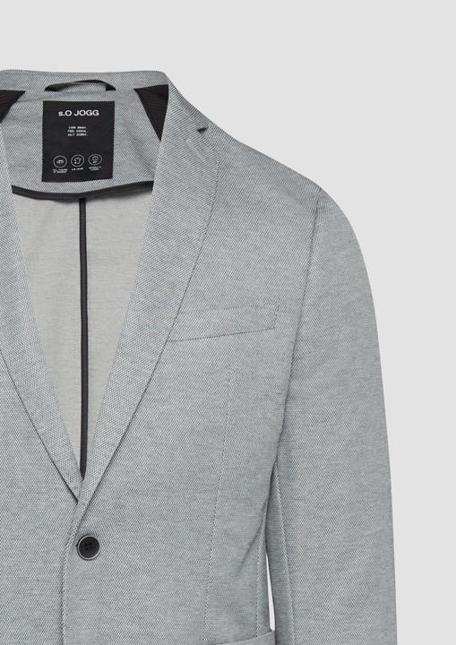 Image du produit S.Oliver Indoor-Sakko s.O JOGG: Anzugsakko aus zweifarbigem Piqué-Jersey (102)