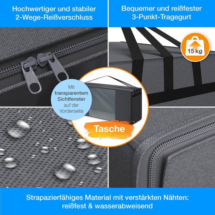 Actual product image Bestschlaf Klappmatratze inkl. Husse & Transporttasche (120 x 195 cm, Foam core)