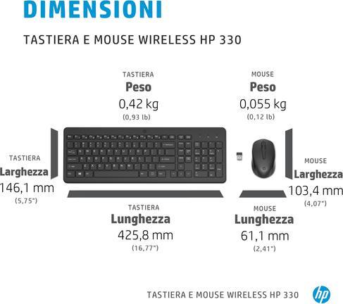 Actual product image HP 330 (DE, Wireless)