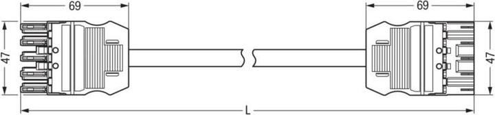 Actual product image Wago Connection line (1 m, 1.50 mm²)