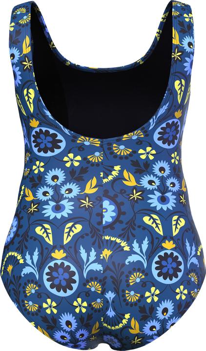 Image du produit Ulla Popken Maillot de bain sans bonnets souples, motif à fleurs et décolleté rond (54)