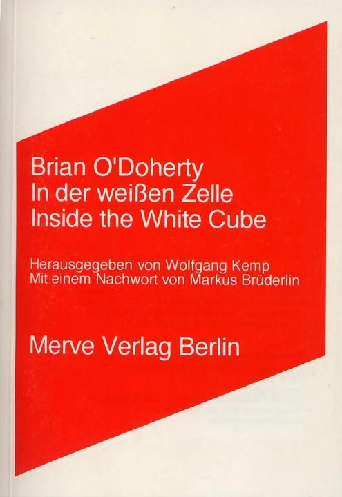 Produktbild In der weissen Zelle (Deutsch, Brian O'Doherty, 1996)