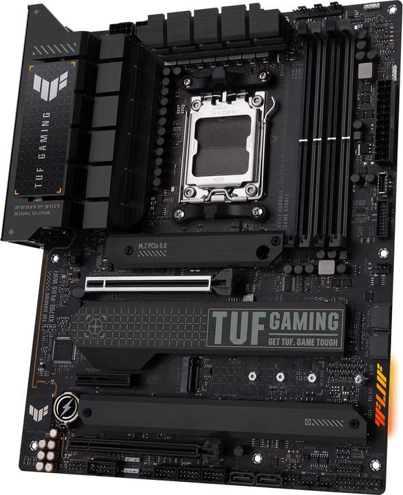 Image du produit ASUS TUF GAMING X670E-PLUS WIFI (AM5, AMD X670E, ATX)