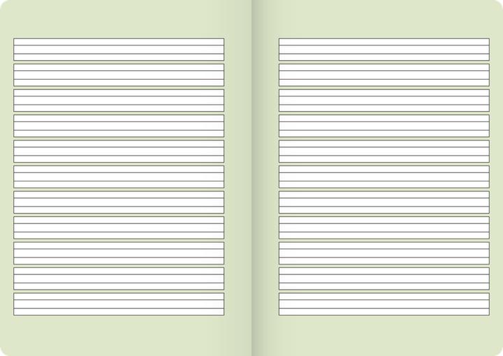 Produktbild Brunnen Schulheft Vivendi Lineatur 1 liniert DIN A5 ohne Rand, 16 Blatt (A5)