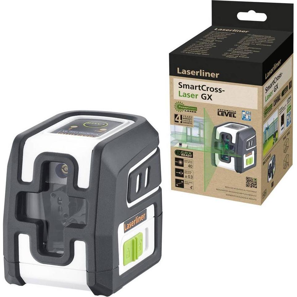 Laserliner, Linienlaser, SmartCross-Laser GX Kreuzlinienlaser Reichweite (max.): 40 m