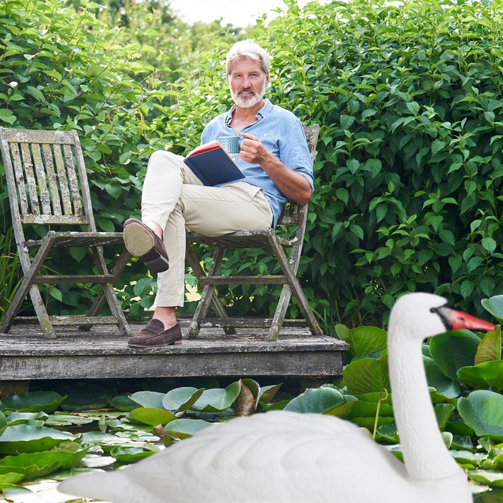 Image du produit Relaxdays Gartendeko Schwan