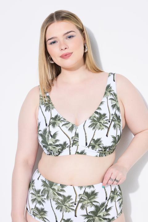 Image du produit Studio Untold Haut de bikini avec bonnets souples, imprimé palmiers (50)
