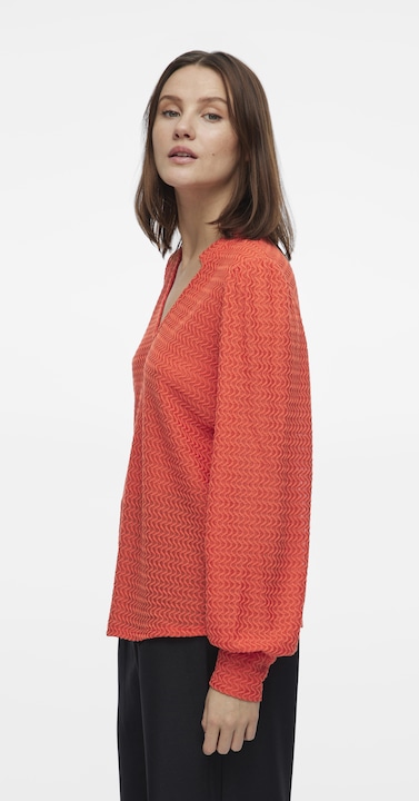 Actual product image Vila V-neck top with long sleeves (XS)