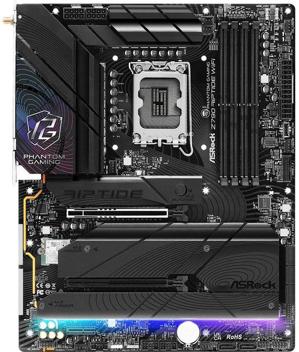 Actual product image AsRock Z790 Riptide WiFi 1700 HDMI/DP DDR5 (LGA 1700, Intel Z790, ATX)