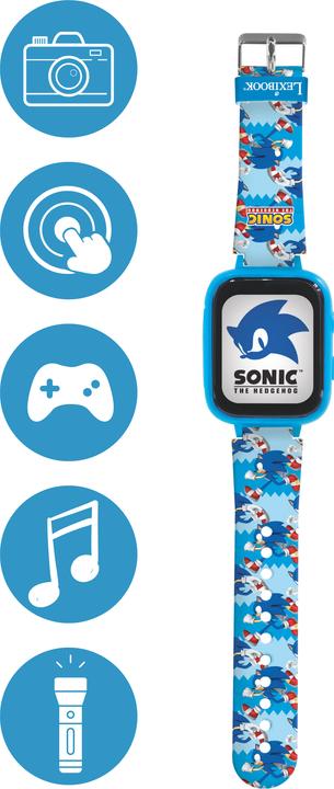 Image du produit Lexibook Sonic Kids Smartwatch avec carte mémoire de 8 Go incluse (DMW070SN)